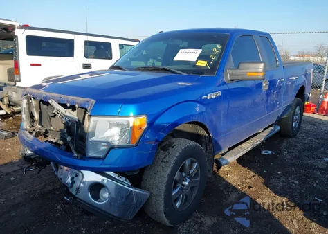 2013 Ford F-150 Xlt from USA, damaged, VIN 1FTFX1EF8DFC40764